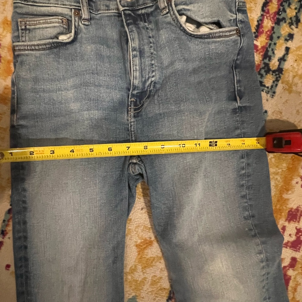 Zara Light Blue Flare Jeans - Picture 7 of 11
